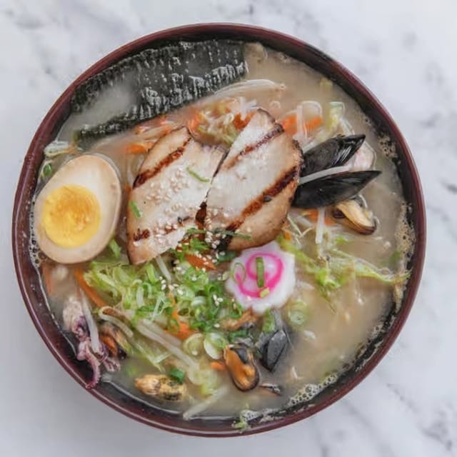 Champon Soup Noodle.