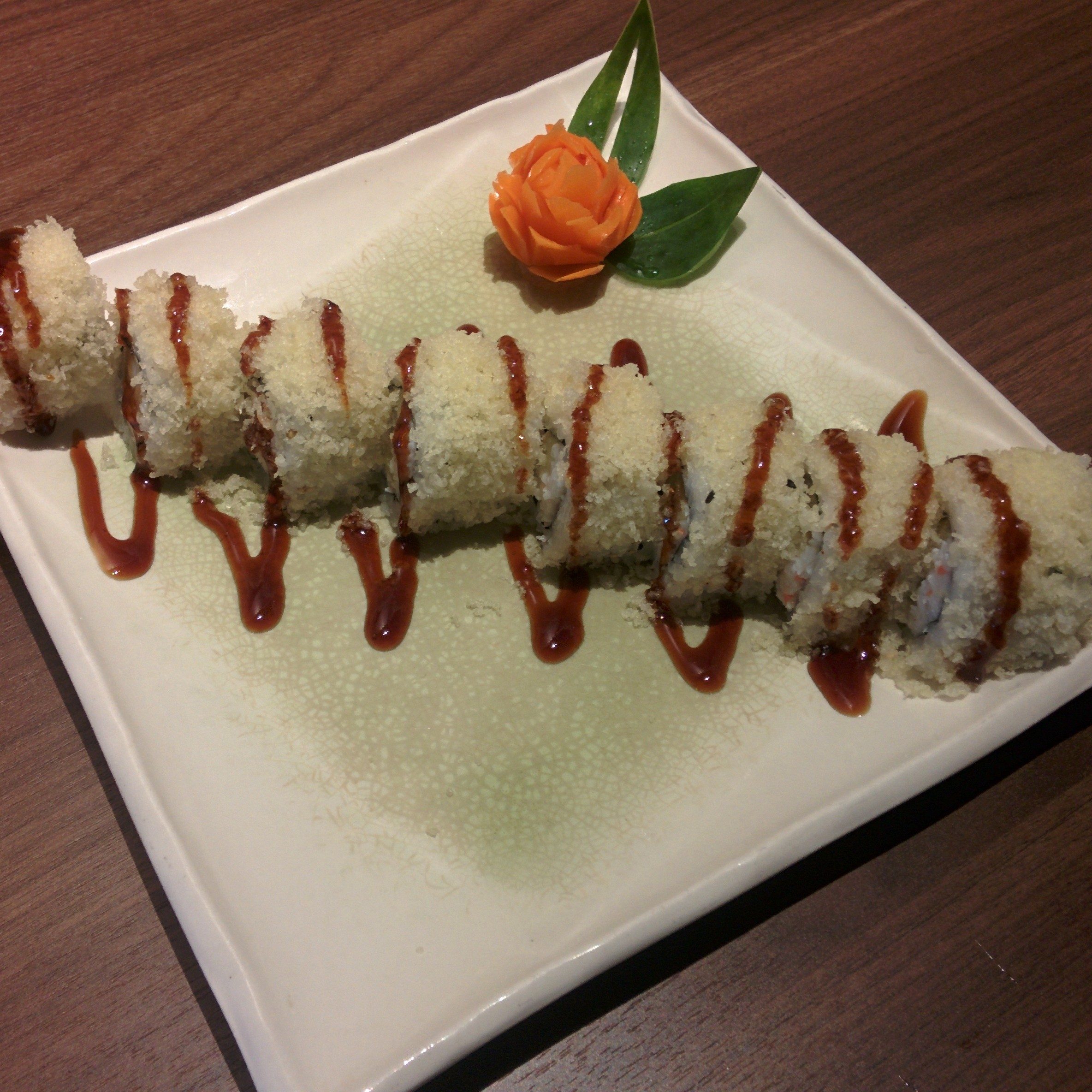 Shrimp Crunch Roll.