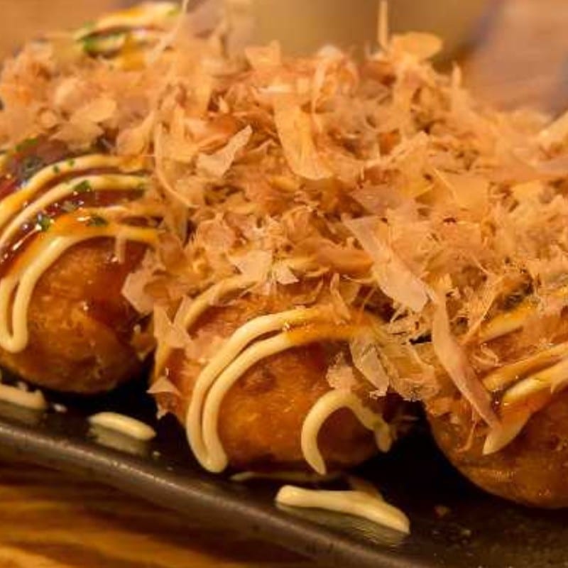 Takoyaki.